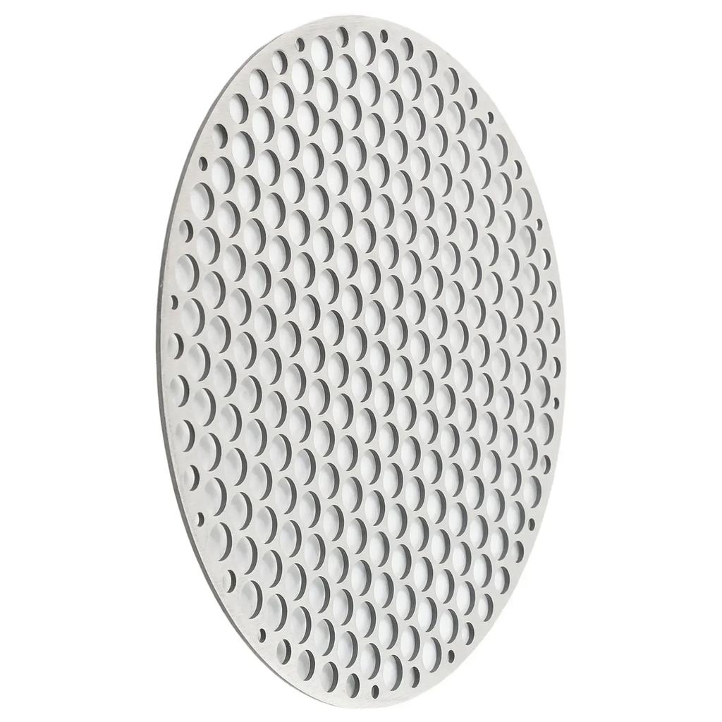 Rundes Grillnetz aus Edelstahl BBQ-Matte Kohleofen Dampfnetze Grillrost Rund Outdoor Camping Grillrost