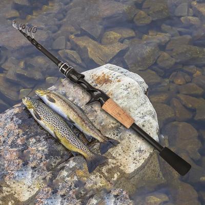 Spinning Telescopic Fishing Pole Lightweight Telescopic Casting Fishing Rod Professional for Saltwater Freshwater Fishing