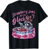 Strawberry Jams But My Dont Funny Raccoon T-Shirt