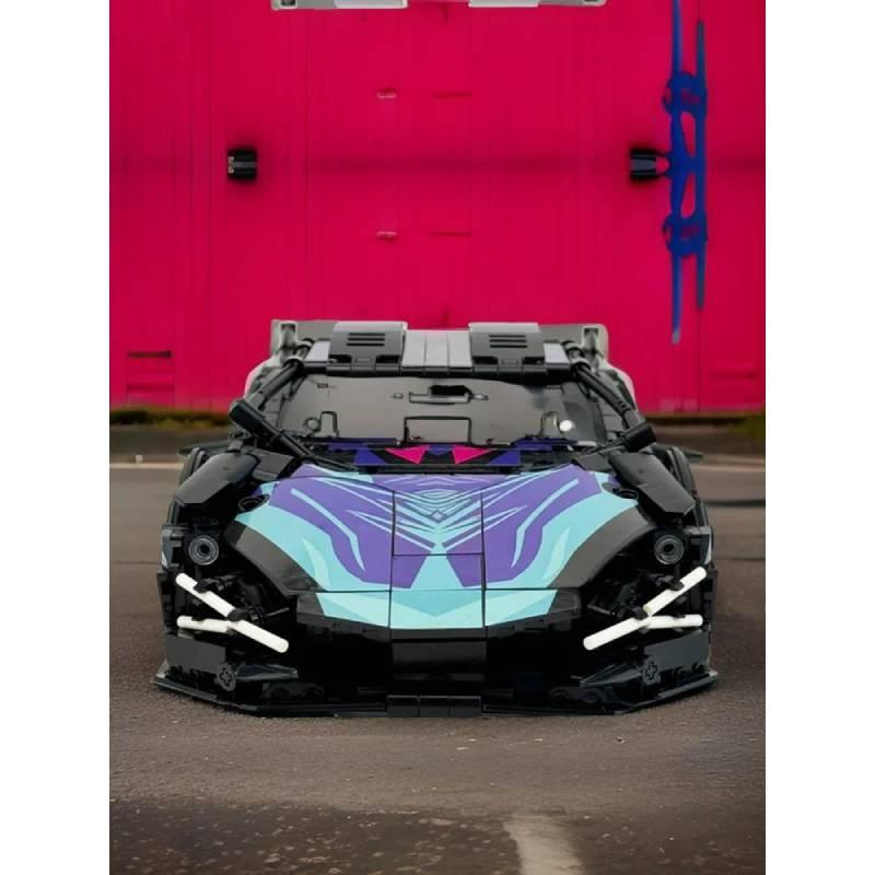 Auto Lanborgini Sport Bausteine Modell Zusammenbauen Kinder Pädagogisches Geschenk Spielzeug