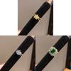 Geometric Zircon Flower Oval Fashion Open Ring For Women