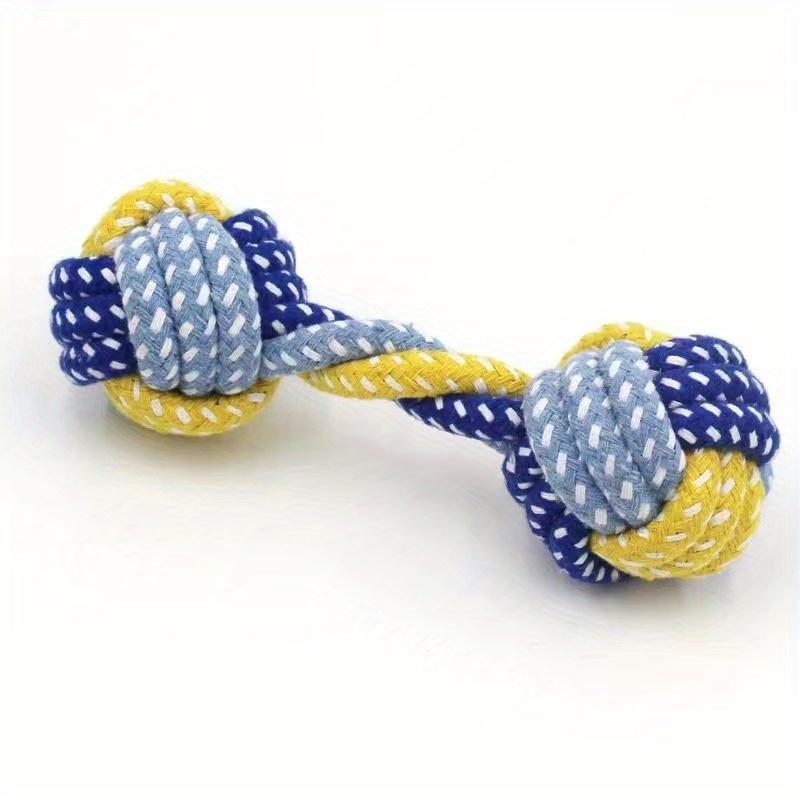 

Dog Toy for Small and Medium Dogs, Rope Toy, Pet Braided Barbell Teething Stick, Dog Teeth Grinding Knot Pet Supplies 18cm*5.5cm