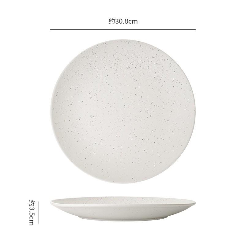 Minimalist Nordic Ceramic Dinnerware Set - Salad Bowl Soup Plate Steak Dish Small Side Coffee Cup Dishwasher Safe