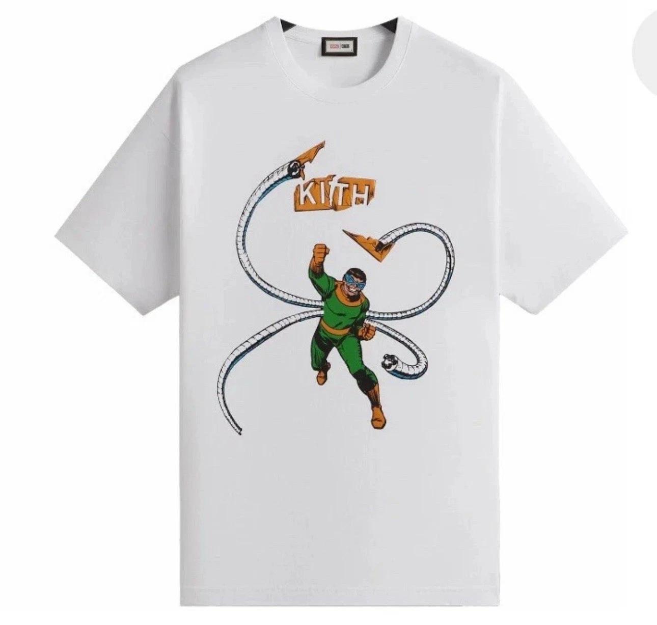 Kith x Marvel Otto Винтажная футболка Белая Размер XL SS24 Совершенно новая Запечатанная S