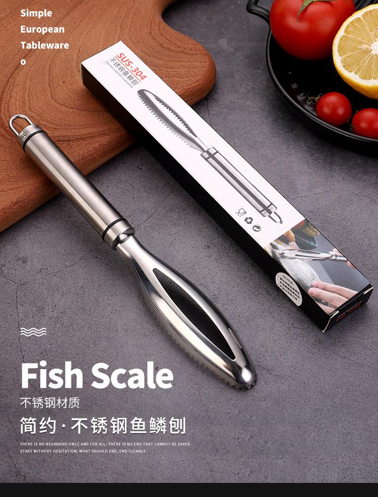 

Высококачественный двухрядный рубанок из нержавеющей стали 304 для снятия чешуи с рыбы вручную. аксессуары для кухни