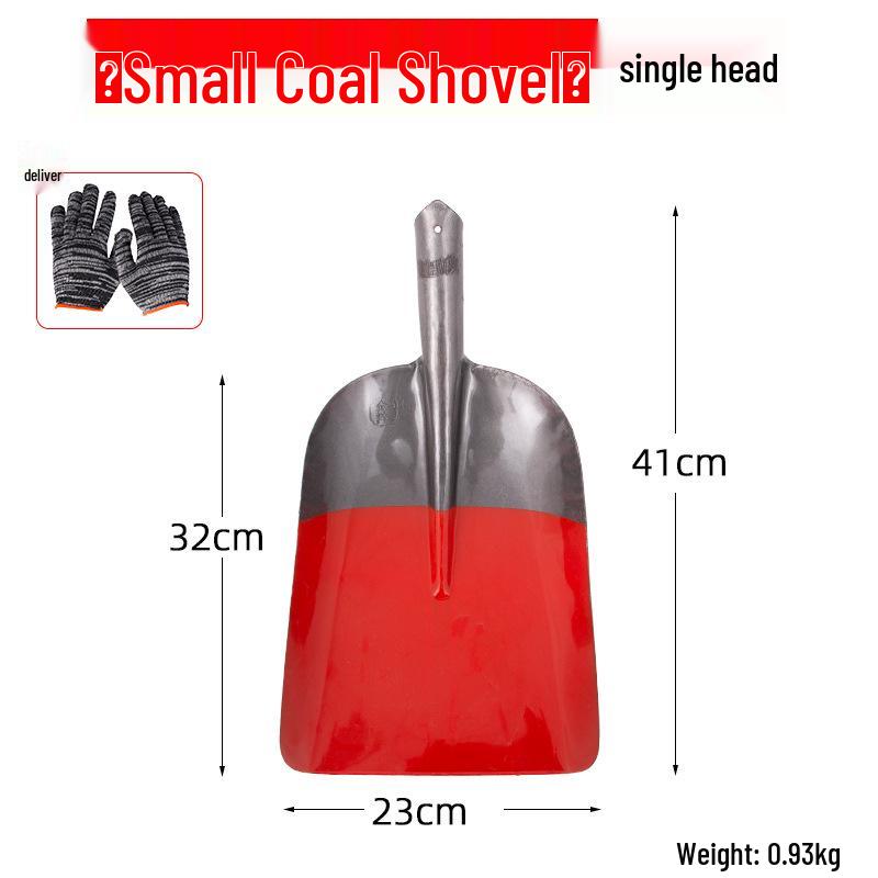 Manganese Steel Pointed Shovel for Home, Soil Digging, Construction, and Snow Removal; Outdoor Iron Snow Shovel.