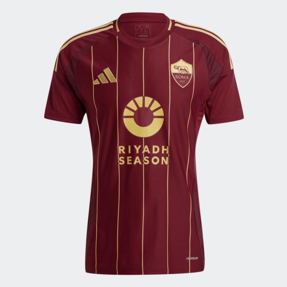 

AdidAs Galleria Mens Football As Roma 24 25 Home Jersey BROWN/L