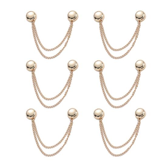 Magnetic Clothing Clips Multi-Function Clothes Hem Clips Magnetic Clips with Chain for Women Pants Jeans Shirts Sweaters