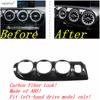 Koolstofvezel Interieur Middenconsole Lucht AC Airconditioning Ventiel Cover Trim Accessoires Voor Benz A Klasse W177 A200 A220 - 2024