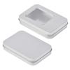 Metal Rectangle Silver Color Playing Cards Storage Box Money Coin Holder Box Candy for Key for Case Business Card Storag