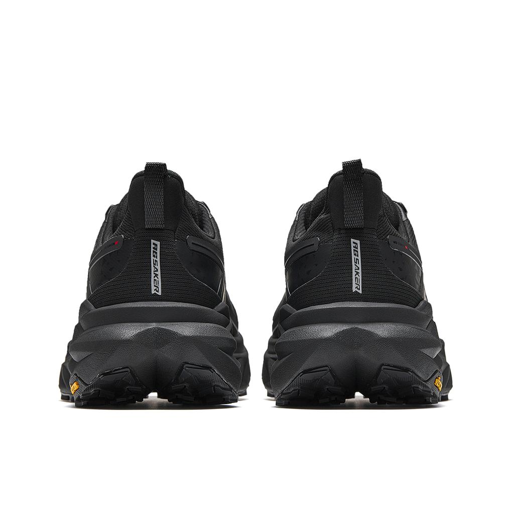 Anta Peregrine Falcon 3 Textile, Rubber Low Top Running Shoes Men's Basic Black 112615508A-3