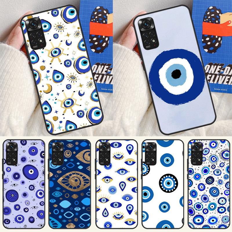 Evil Eye Case For Xiaomi Redmi Note 14 13 Pro 12 11 9 10 9S 10S 11S 12S Redmi 14C 13C 10C 12C Cover