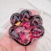 1 Creative Design Kitten Paw Squeeze Toy Feeling Dark Starry Sky Series Stress Relieving Squeeze Toys Stress Reliever Toys