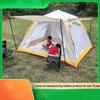Automatic 4-6 Person Family Camping Tent with Living Area