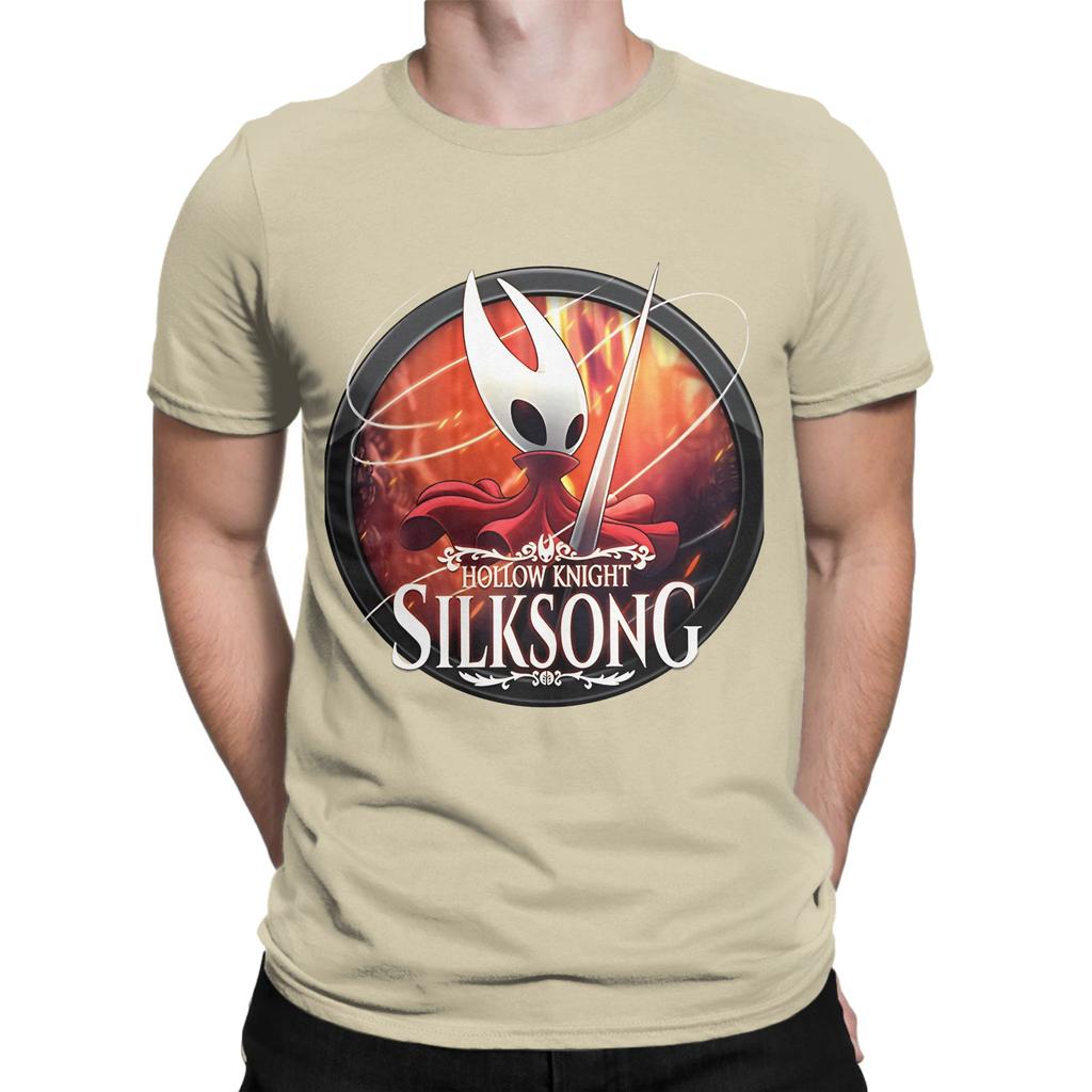 Hollow Knight Silksong orange Funny Graphic 100 Cotton TShirt Hollow Knight Silksong Tops Tees For Unisex