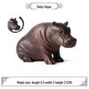 Cognitive Realistic Hippopotamus Model Toy for Early Childhood Education - Desktop Ornament, Children's Day Gift