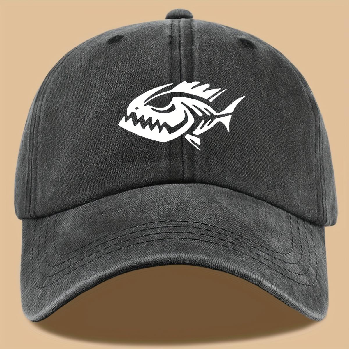 

Printed Outdoor Baseball Cap Unisex Washable Sports Cap Adjustable Sun Protection Cap чёрный