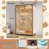 Wooden Indoor Cat Villa: Multi-Functional Pet Cabinet Shelter and Bed