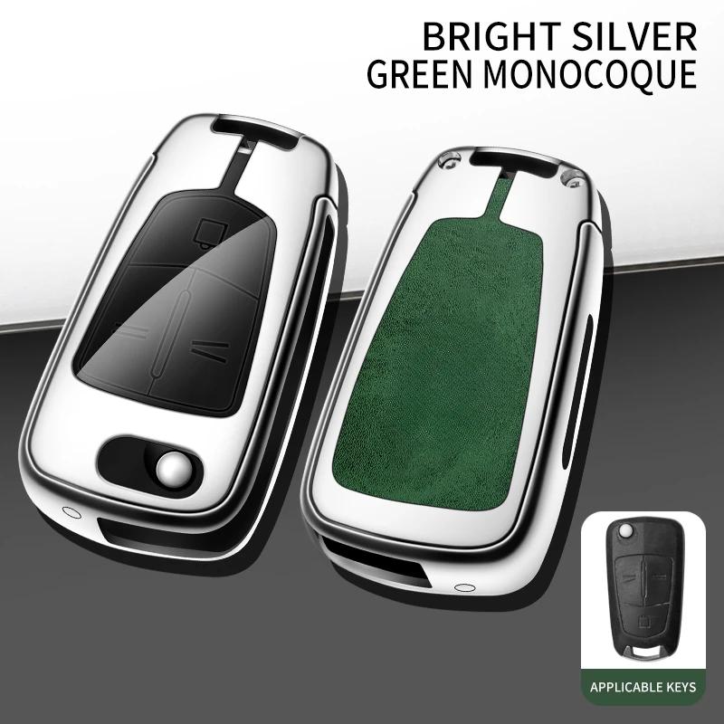 Flip Car Key Fob Case Cover Chain Remote Shell Holder Protector For Chevy Captiva Opel Astra H Adam Corsa Vectra Zafira Insignia