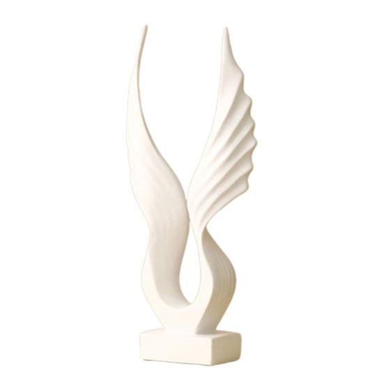 Bird Wing Statue Resin Figurine Sculpture Garden Office Home Desktop Decoration Sale Goods