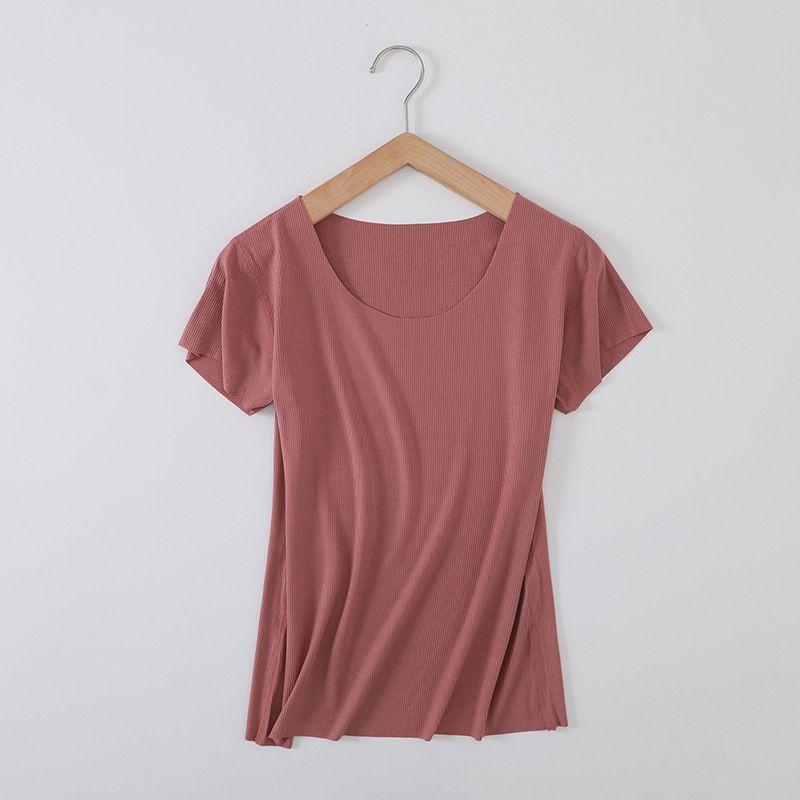 Elegant Summer Short Sleeves Tops Sexy Women Basic Tees Cropped T-shirt Blouse