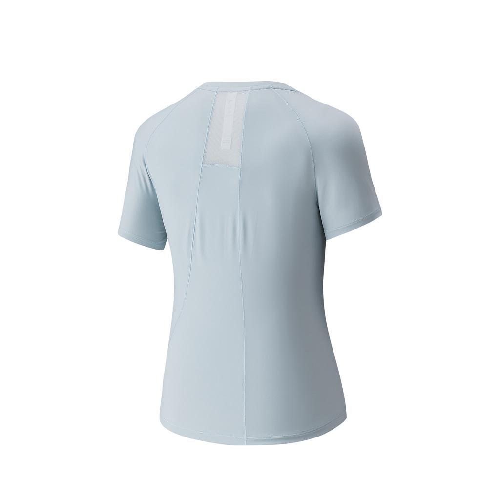 Anta Sports Short Sleeve Knitted T-Shirt Summer 2026 Women tops Dream-Shadow-Blue 962627111-1