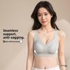 New Vest-Style Lifting Full Bust Minimizer Bra, Thin Soft Support Anti-Sag Side Gathering Back Smoothing Bra