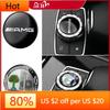 2025 Hot For Mercedes Benz 29mm Car Central Control Multimedia Button Cover Trim Knob Sticker For Mercedes Benz AMG GLC C CLA GL