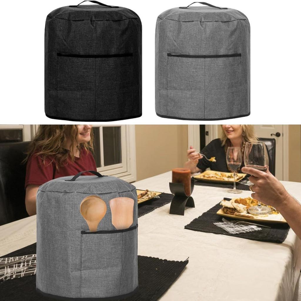 Air Fryer Dust Cover Camping Cooker for Appliance Black