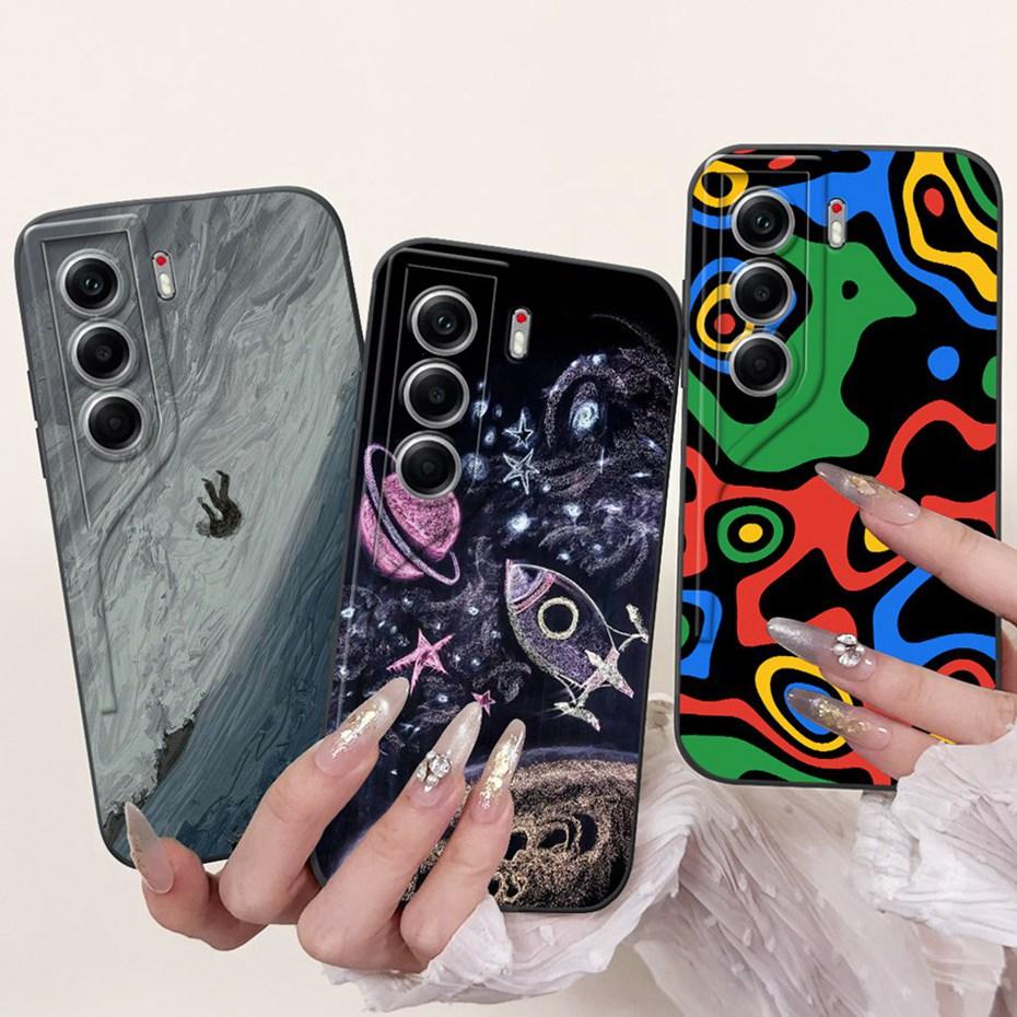 Fashion Design Phone Case For Tecno Camon 40 Pro 4G Camon40 CM5 CM6 Soft Silicone Shockproof Cover For Tecno Camon 40 40Pro 4G