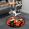 1 Stück Halloween Spukhaus Büro Runder Teppich, Unter Bürostühlen Schlafzimmer Wohnzimmer Heimdekoration, Raumdeko