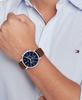 Navy Leather 1710585 [Tommy Hilfiger][Authentic] Men's Watch, Dial, Strap,