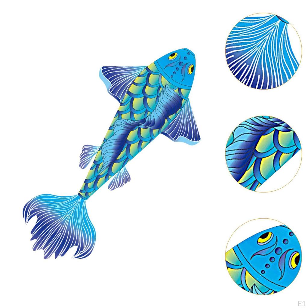 Kreslený Koi Drak Plážové Draky Narozeninové Dárky Létající Přenosná Ryba Velký pro Dospělé