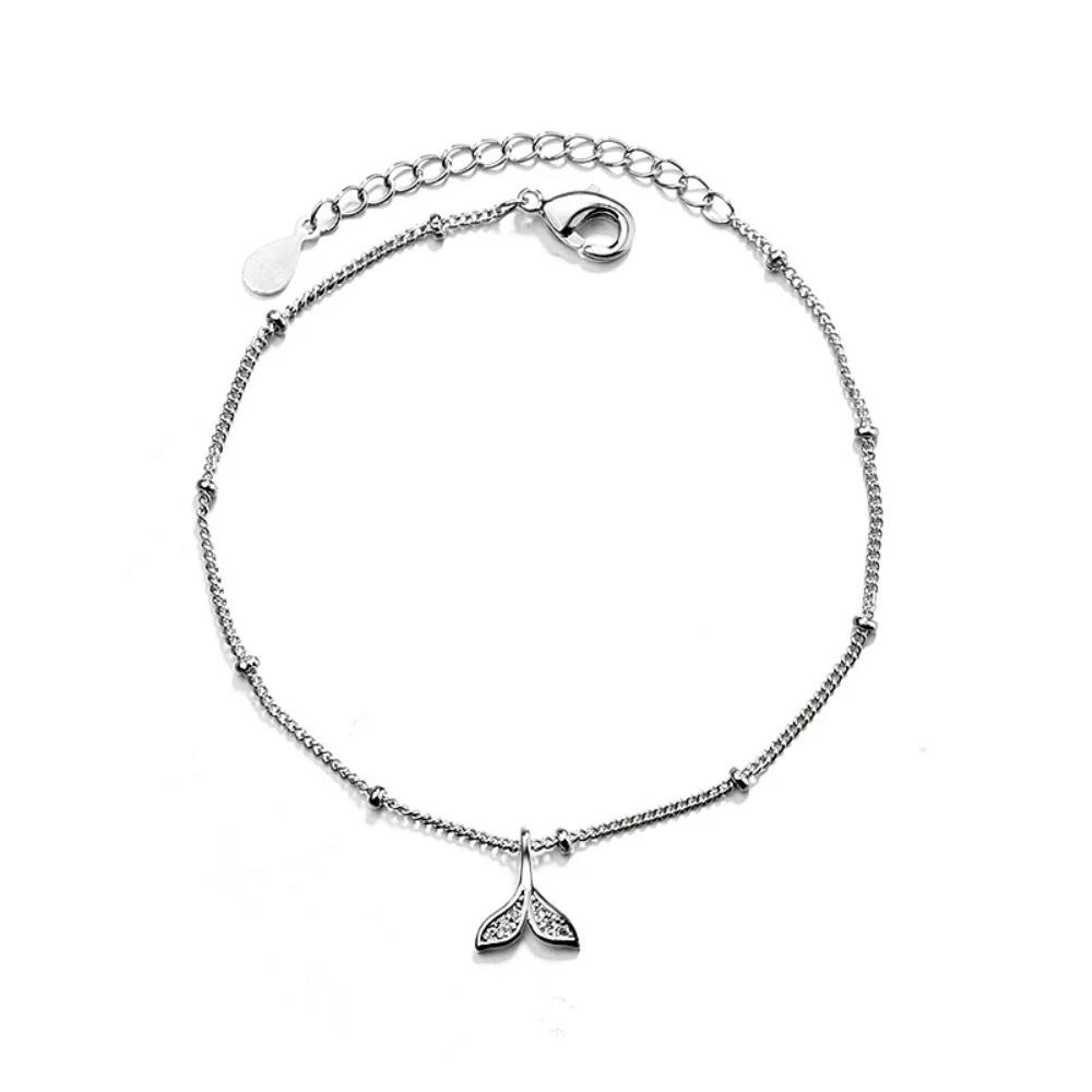 925 Silver Double Love Heart Hollow Beads Bracelet Adjustable Romantic Jewelry for Women Fashion Classic