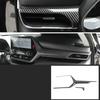 For Toyota Highlander XU70 Refit   2022 Car Carbon Fiber Interior Mouldings Gear Panel Cover Frame Accessories For