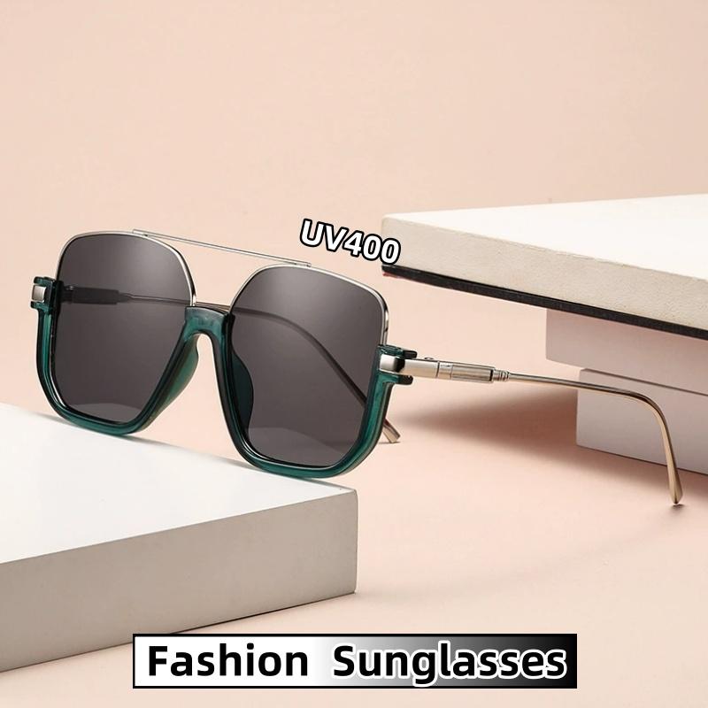 New Unisex Fashion Street Photography Sunglasses Handsome Men Trend Hundred Outdoor Travel Beach Uv400 Shades Eyeglasses