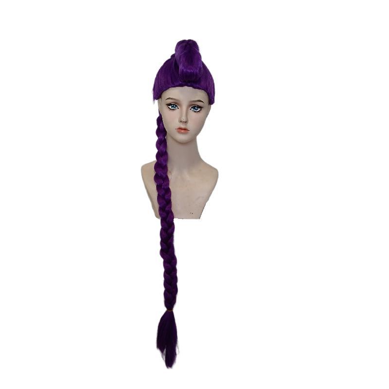 K-POP Witch Hunt Squad Lumi Cosplay Costume Set Girl Anime Style Halloween Party Dress with Top Skirt Wig for Kids
