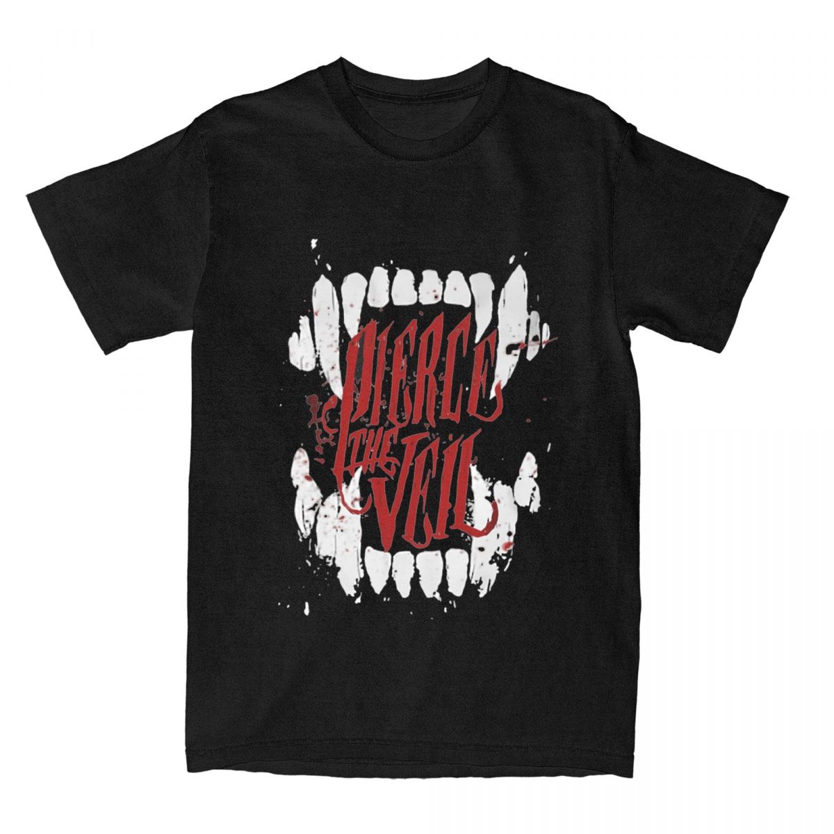 

Футболки гурту Pierce The Veil Вуличний одяг Універсальна бавовняна з коротким рукавом Графічна Чоловіча Жіноча Стильна Хараджуку Вінтажна Унісекс Топи XL