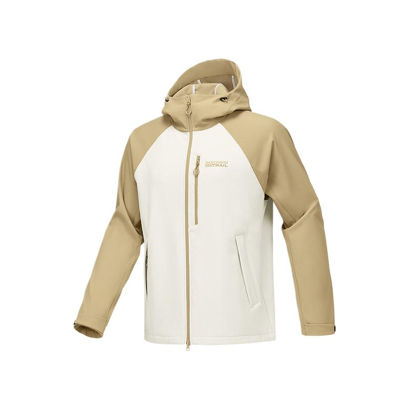 Skechers Outdoor Series Windproof Waterproof Breathable Warm Comfortable Lightweight Loose Long Sleeve Jacket Unisex Jacket L324U168-00C8 M