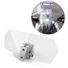 ONGMEIL Universal Adjustable Clip Spoiler Shield Screen for Motorcycles, Clear