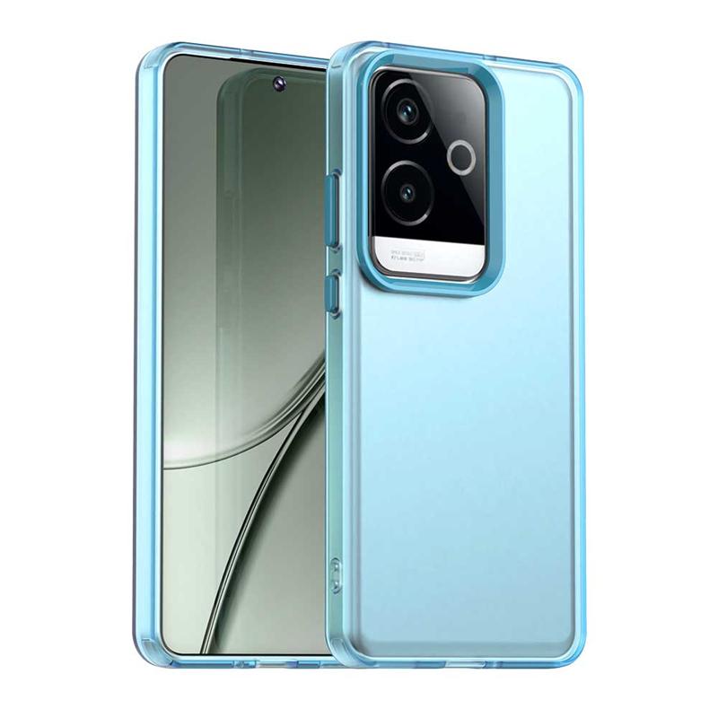 Anti-Drop Candy Color Phone Case For Realme GT 6 China Matte Transparent Case Realme GT 6 China Cover For Realme GT 6 China Case