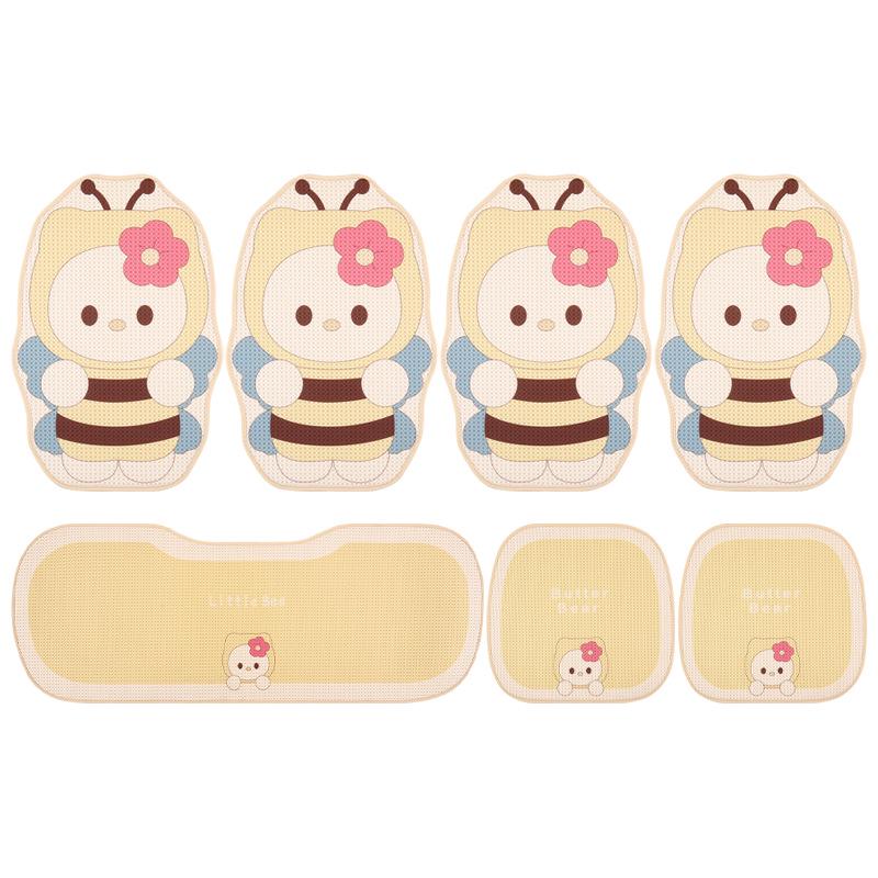 Cartoon Bee All-Season Car Seat Cushion for BYD Seagull, Seal, Qin L, Destroyer 05