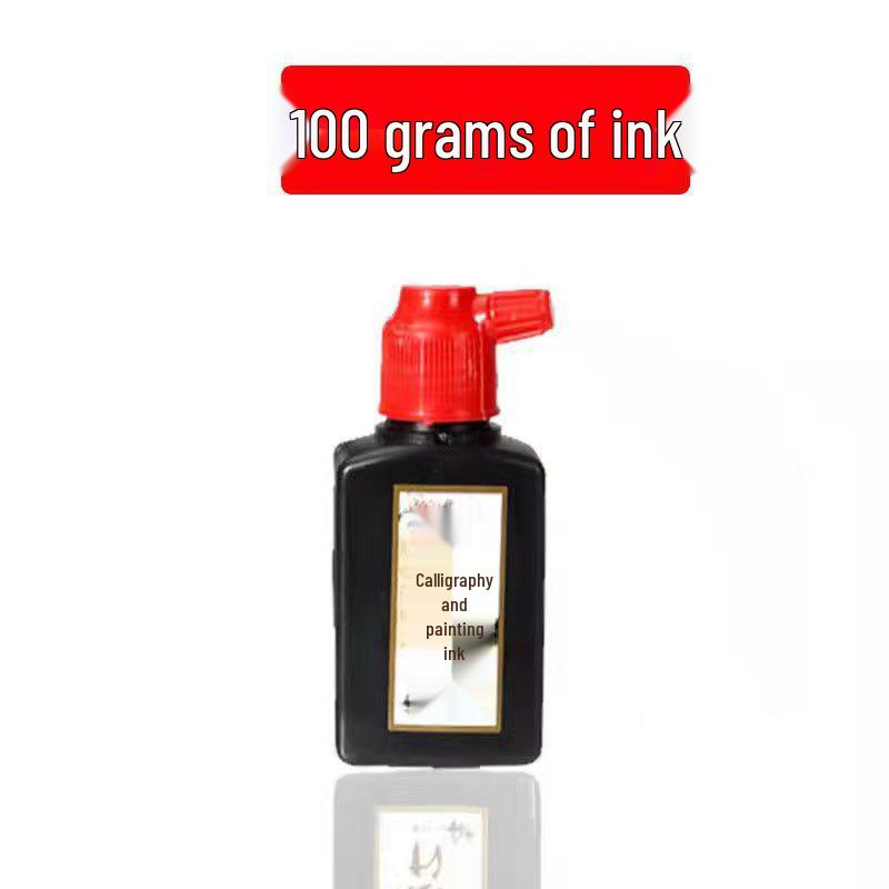 Yidege Tiger Calligraphy Ink: Beginner Practice, 100g/250g/500g, Refined Work-Grade Bottles
