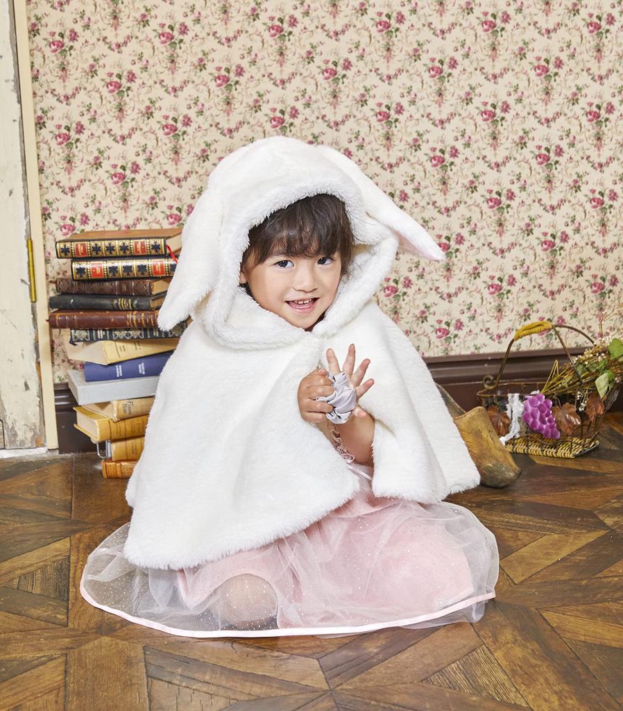 Clearstone Cosplay Halloween Fluffy Cape Baby White Kousa-chan
