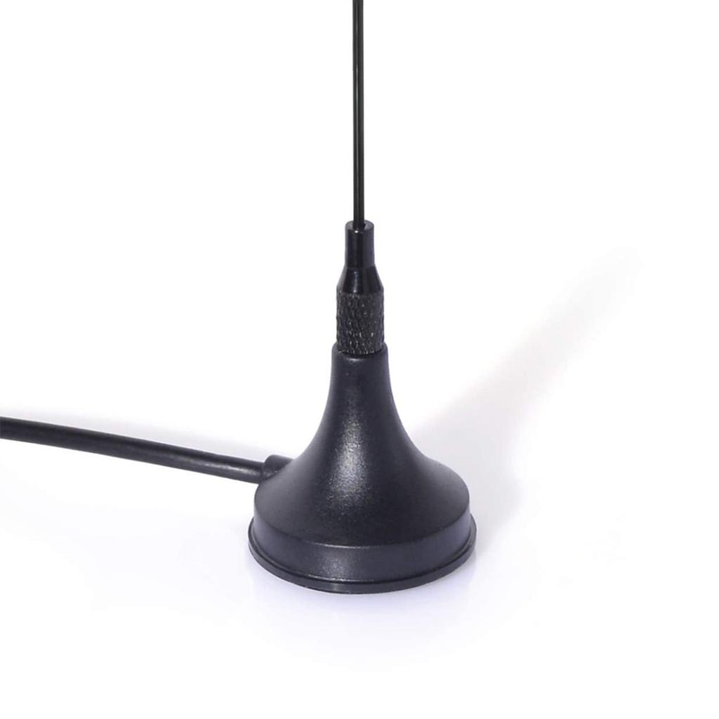BINGFU Dual Band VHF UHF 136-174MHz 400-470MHz Ham Radio Antenna, Handheld 2-Way Radio with Magnetic Base, SMA Male Antenna for Ham Radios,
