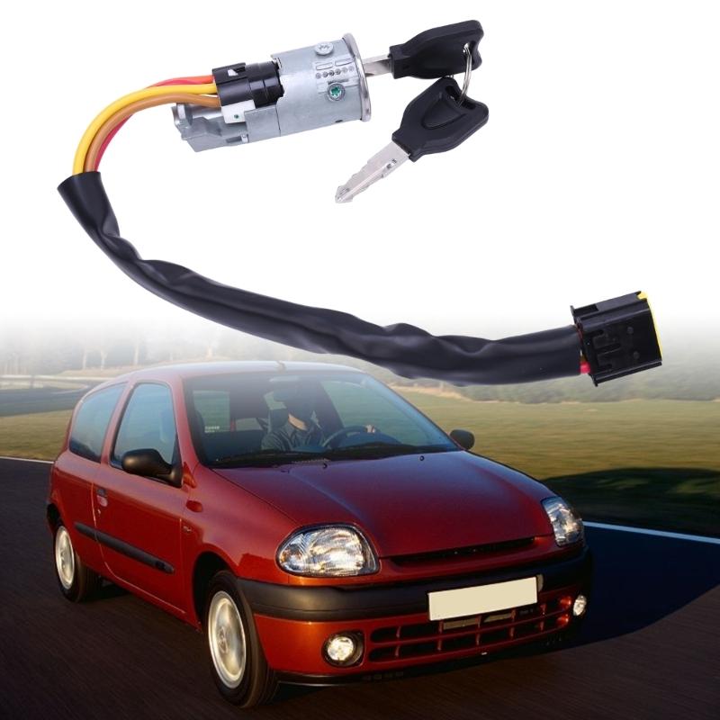 Ignitions Key Switches Assembly with Attached Harness Leads and Terminal Ends, Replaces 7701469419 with No Wire Changes or Added Adapter Harness
