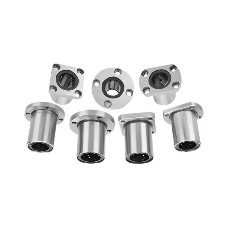 LM Series Linear Bearings, High-Precision, Wear-Resistant, Steel, Sizes LM3UU-LM10LUU