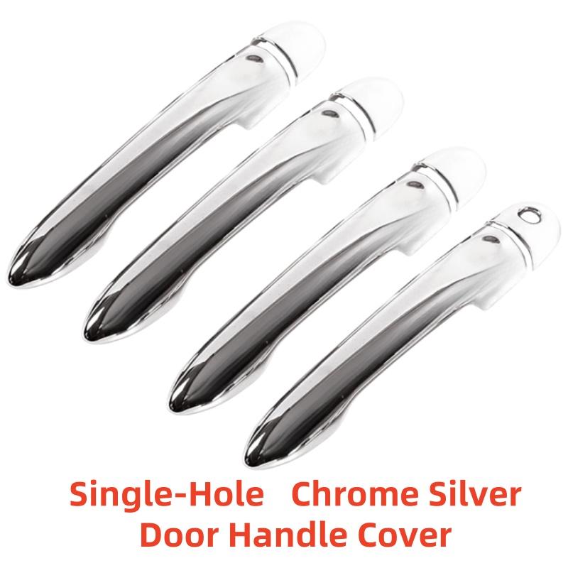 Carbon Car Accessory Door Handle Cover Trim Paste Style 2005 2006 2007 2008 2009 2010 2011 2012 Chrome For Renault Clio MK3