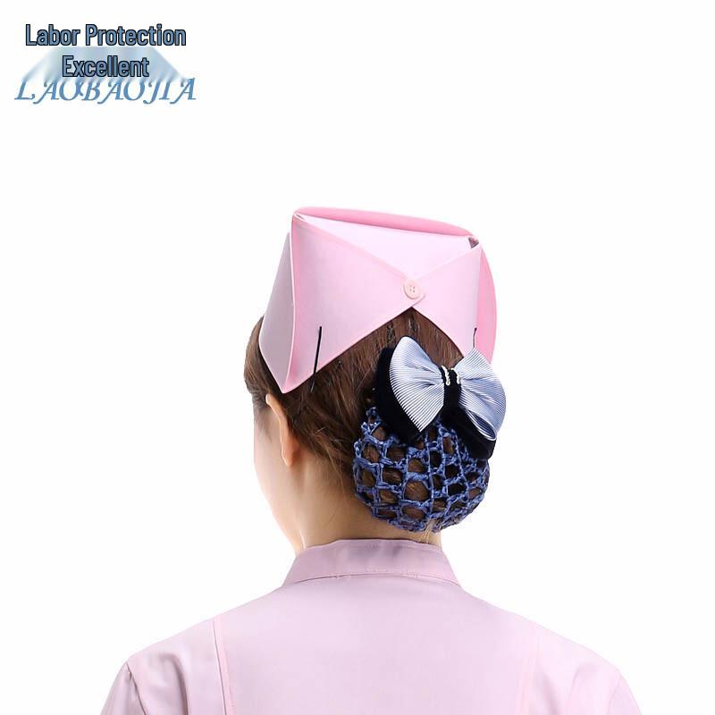 Laobaojia Thickened Nurse Work Cap Polyester Cotton Fabric