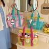 Large Capacity Mesh Beach Tote Bag for Outdoor Use